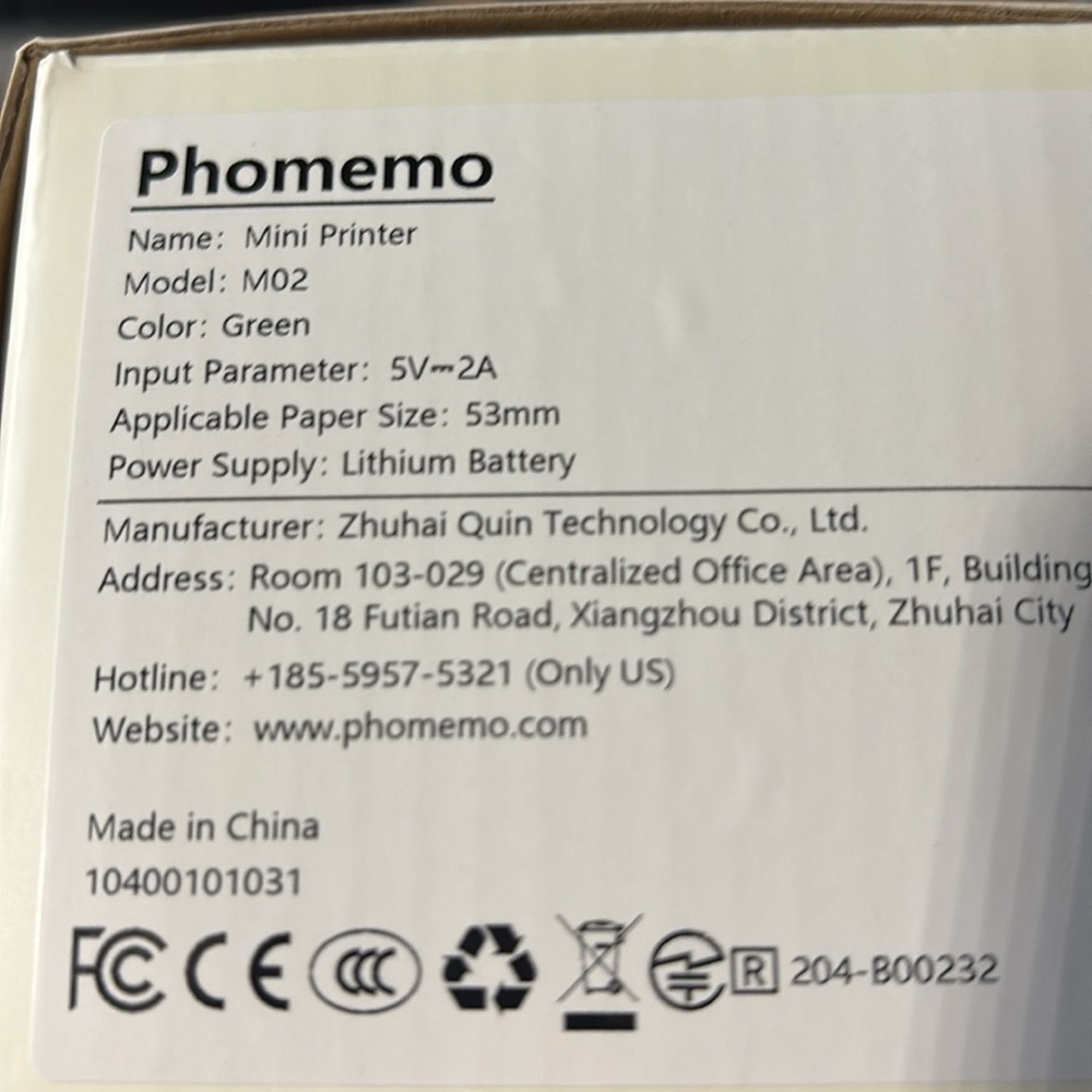 Phomemo Printer - Green - Picture 5 of 5